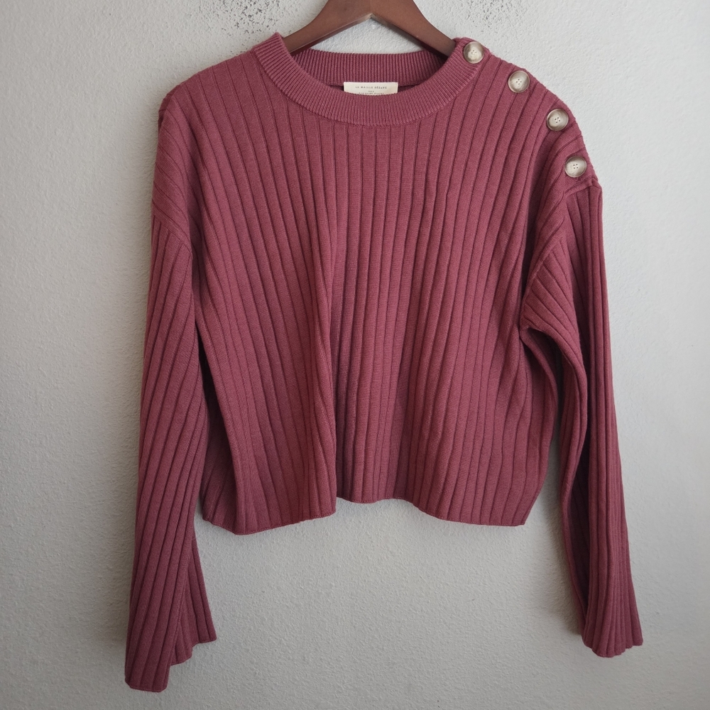 Sezane Maxence Jumper in Rosewood size M NWT - Picture 3 of 7
